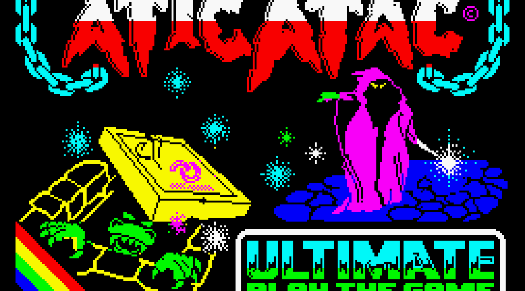 Atic Atac by Ultimate ZX Spectrum Loading Screen