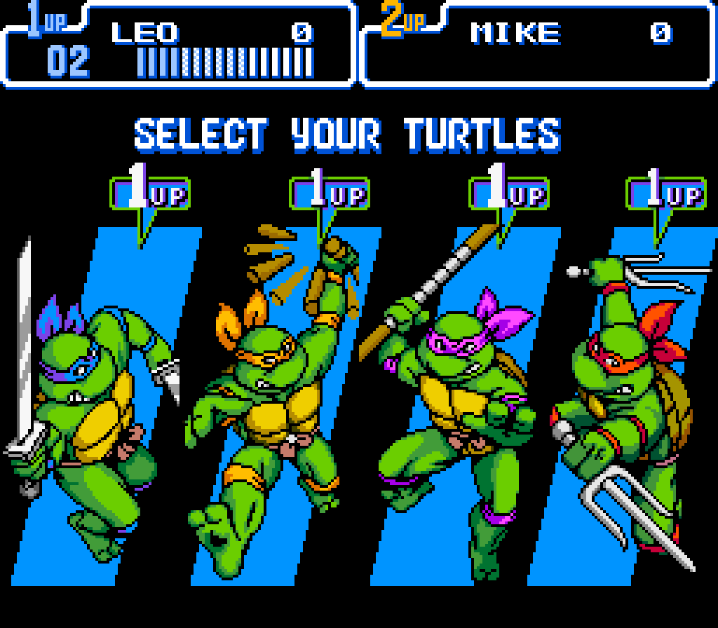 super nintendo ninja turtles