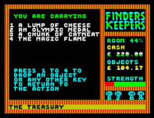 Finders Keepers ZX Spectrum 23