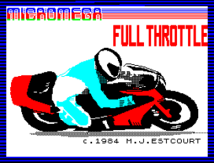 Full Throttle ZX Spectrum 01