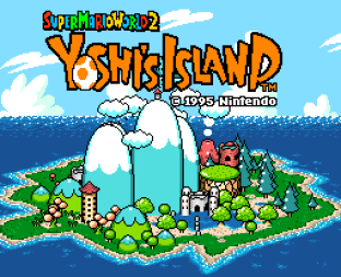 Super Mario World 2 - Yoshi's Island SNES 001