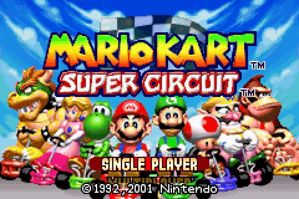 Mario Kart – Super Circuit GBA 001 