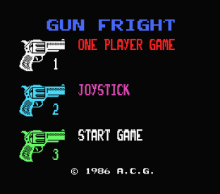 Gunfright MSX 01