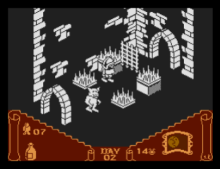 Knight Lore Atari 8-bit 09