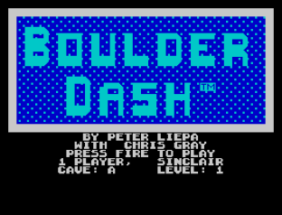 Boulder Dash ZX Spectrum 001