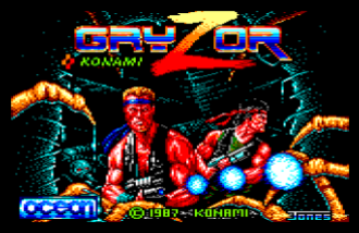 Gryzor Amstrad CPC 01