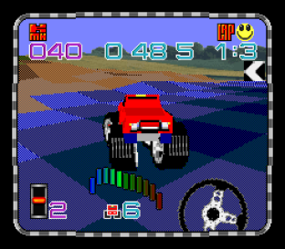 Dirt Racer SNES 100
