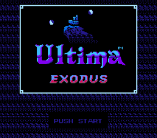 Ultima 3 - Exodus NES 001