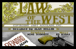 Law of the West C64 001
