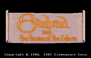 Sinbad and the Throne of the Falcon Atari ST 01