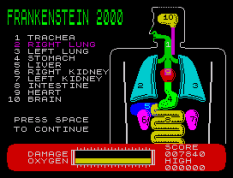 Frankenstein 2000 ZX Spectrum 10