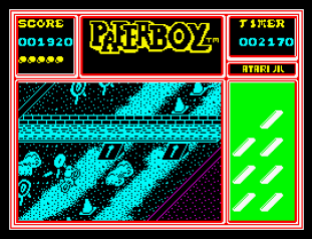 Paperboy ZX Spectrum 20